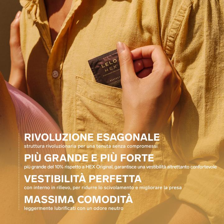 Actual product image LELO HEX Condoms Respect XL (36 pcs.)