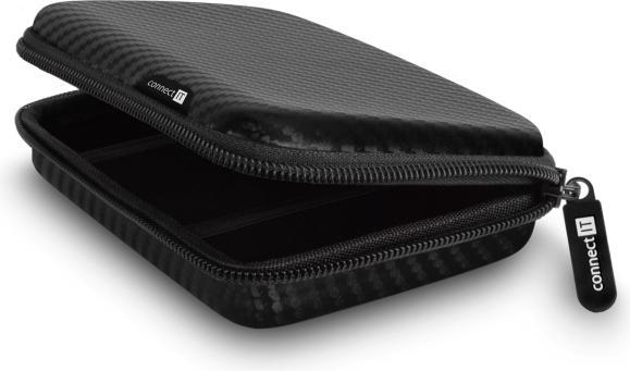 Image du produit Connectit CONNECT IT HardShellProtect Housse de protection rigide pour disque dur 2,5 pouces, carbone