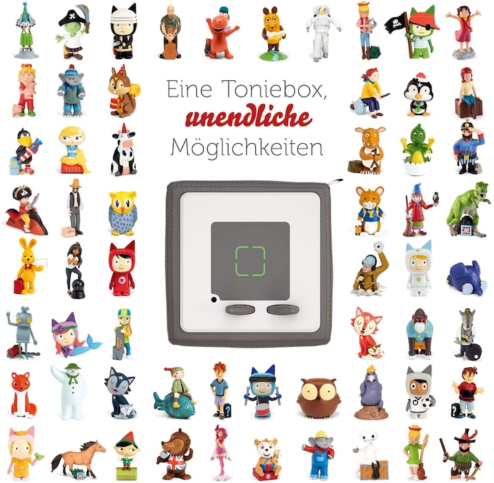 Productafbeelding Tonies Toniebox Starter Set Antraciet (Creatieve Tonie) (Duits)