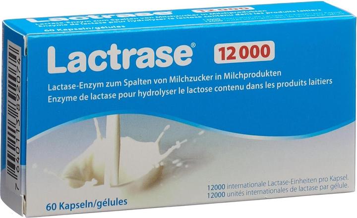 Produktbild Lactrase 12000 60 Kapseln (60 Stück, Kapseln, 45 g)