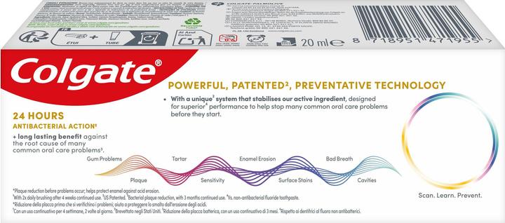 Actual product image Colgate Total Original, travel size (20 ml)