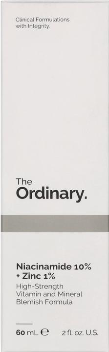 Actual product image The Ordinary Niacinamide 10% + Zinc 1% (Suntan cream, 60 ml)