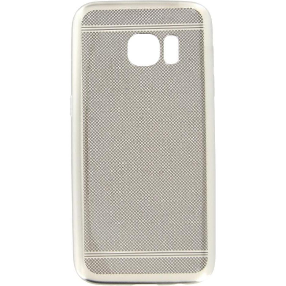 NoName Silicone Case Classy Samsung Galaxy S7 silver (Samsung Galaxy S7), Smartphone Hülle, Silber