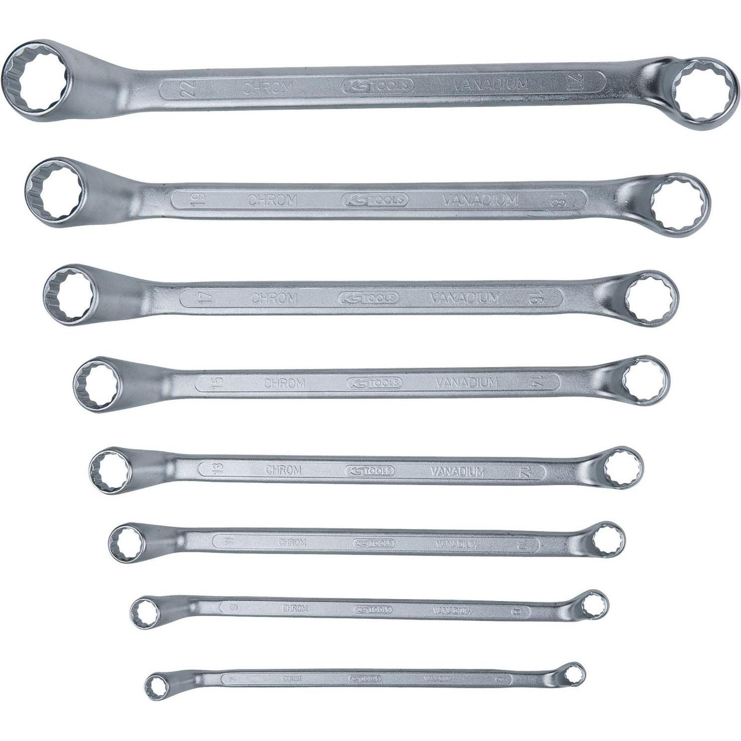 KS Tools, Schraubenschlüssel, Doppel-Ringschlüssel-Satz (6 mm, 13 mm, 22 mm, 16 mm, 11 mm, 17 mm, 18 mm, 7 mm, 14 mm, 20...