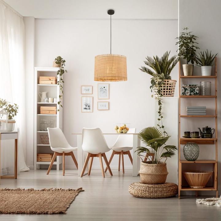 Produktbild Briloner Pendelleuchte, Schwarz / Natur, exkl.1x E27/max. 10W (E27)