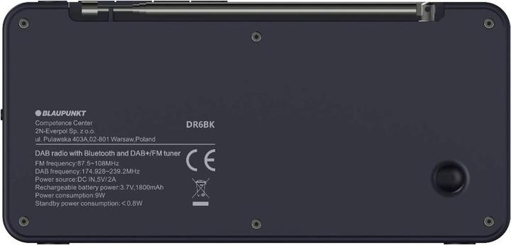 Actual product image NoName Blaupunkt DR6BK (DAB+, FM, Bluetooth)