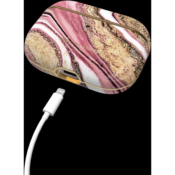Thumbnail - iDeal Of Sweden AirPods Case (Kopfhörer Hülle), Kopfhörertasche + Schutzhülle, Gold, Pink