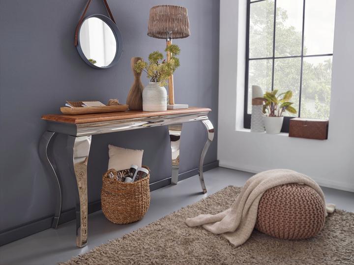 Produktbild FineBuy Konsolentisch Braun