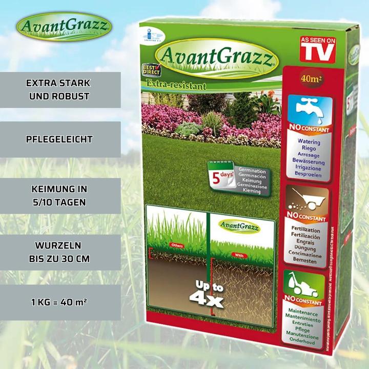 Actual product image Best direct Avant Grazz (Lawn reseed)