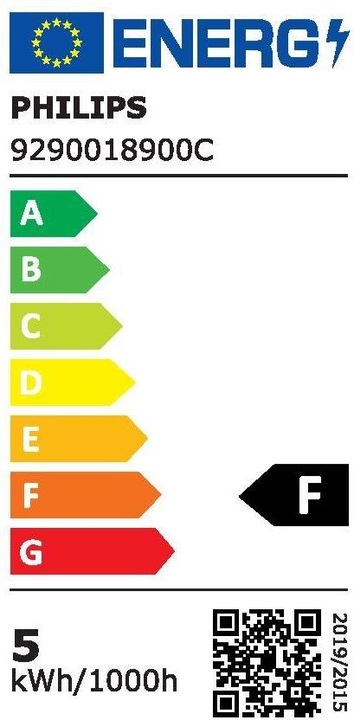 Energie-Label Philips Lampe (E27, 4.30 W, 470 lm, 1 x, F)