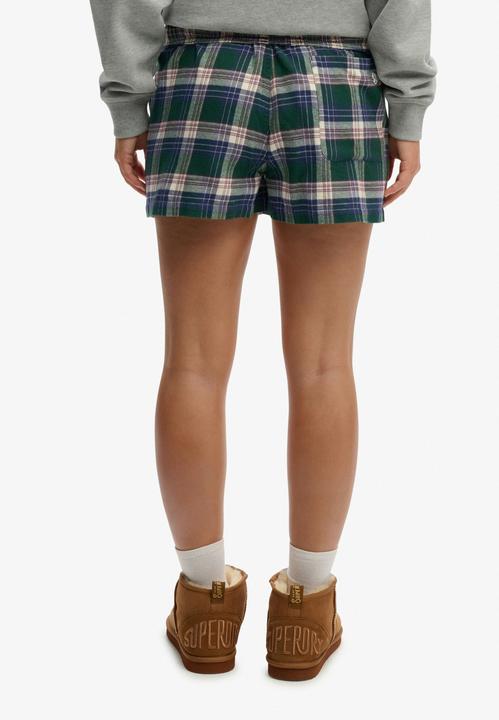 Produktbild Superdry Karierte Baumwollshorts mit Elastikbund (XL)
