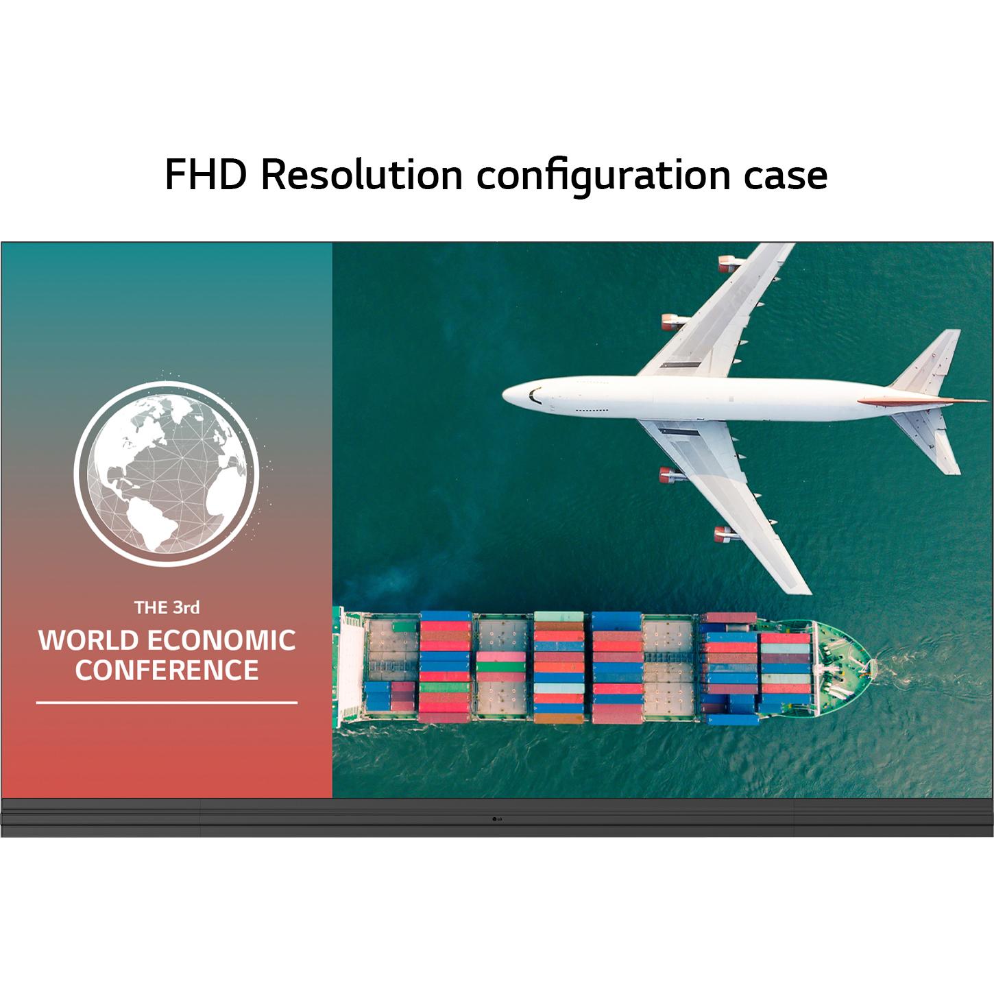 LG LABA015-GD (1920 x 1080 Pixel, 136"), Digital Signage, Schwarz