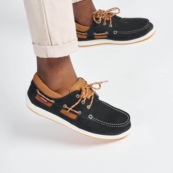 Actual product image Tribord Segelschuhe Herren Leder - Clipper schwarz (40)
