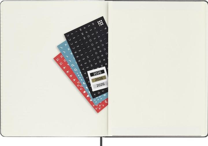 Actual product image Moleskine Geschäftsagenda Professional Hard Cover Weekly Vertical Pro (19 x 25 cm, English)
