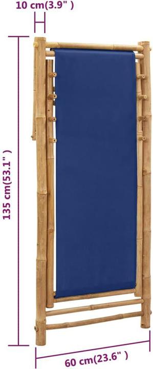 Actual product image vidaXL Strandstuhl (60 cm)