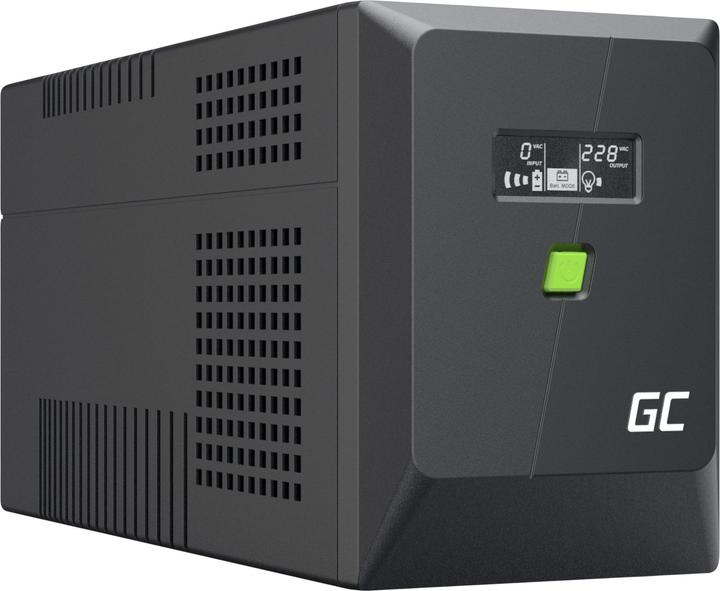 Actual product image GreenCell GREEN CELL UPS POWERPROOF 1400W/2000VA CZYSTA SINUSOIDA (2000 VA, 1400 W, Line-interactive UPS)