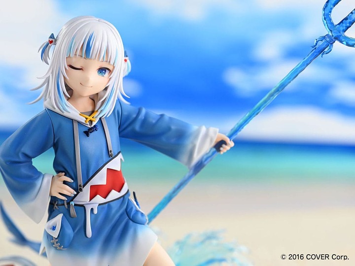 Actual product image Design Coco Hololive Production statuette PVC 1/7 Myth Gawr Gura 24 cm