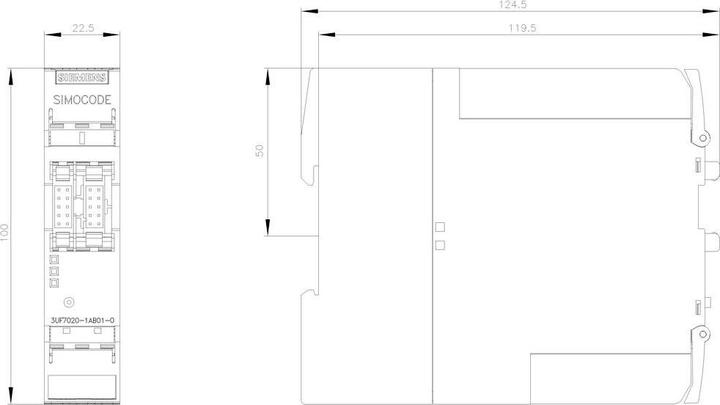 Actual product image Siemens Basic unit 3UF7020-1AB01-0 1 pc.
