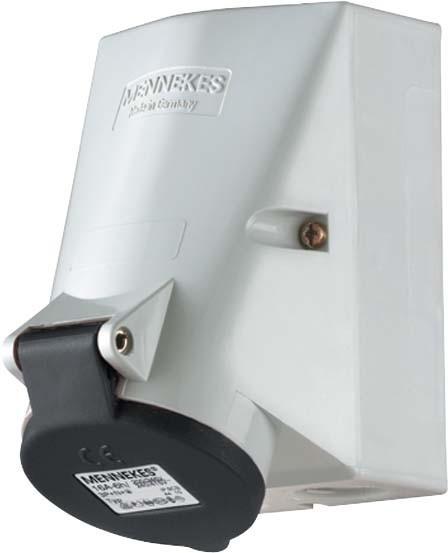 Actual product image Mennekes MEN 22932 16A4P 7H500V Wall box IP44 HW/VN