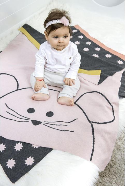 Produktbild Lässig Strickdecke (75 x 100 cm)