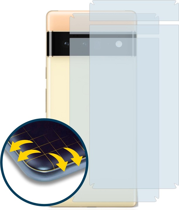 Produktbild BROTECT Full-Cover Displayschutz (2 Stück, Google Pixel 6 Pro)