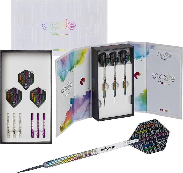 Image du produit Unicorn Gary Anderson Code Players fléchettes en acier