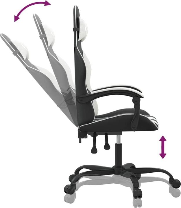 Produktbild vidaXL Gaming-Stuhl (44.50 - 54.50 cm)