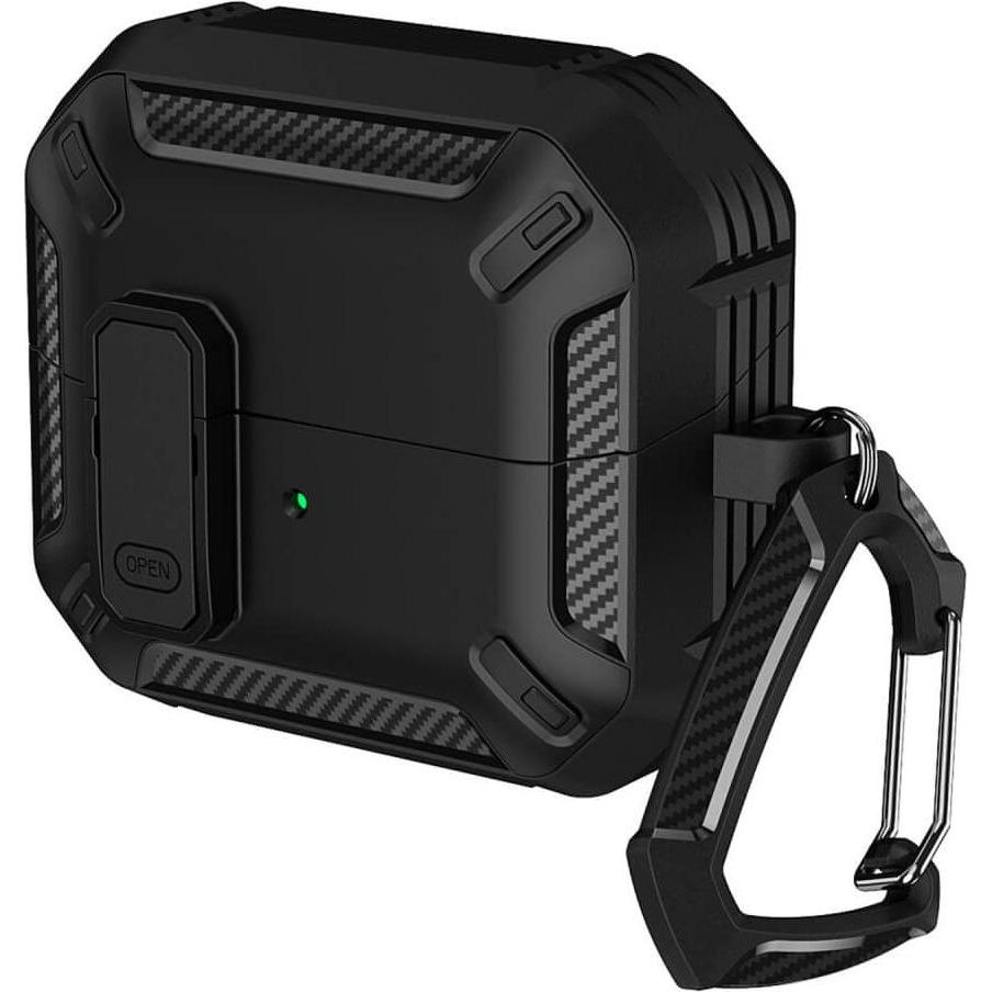 Thumbnail - Cover-Discount Galaxy Buds3 / Buds3 Pro - Armor Schutzhülle mit Karabiner (Kopfhörer Hülle), Kopfhörertasche + Schutzhül...