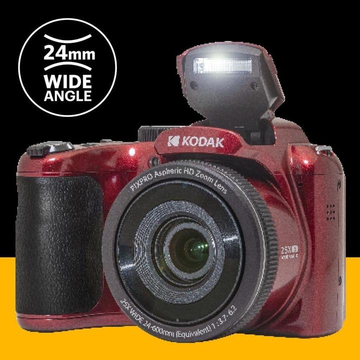 Immagine prodotto Kodak Fotocamera bridge digitale 16 MP, zoom 25x, video HD 1080p, grandangolo 24 mm, display LCD 3 pollici (24 - 600 mm, 16.35 Mpx)