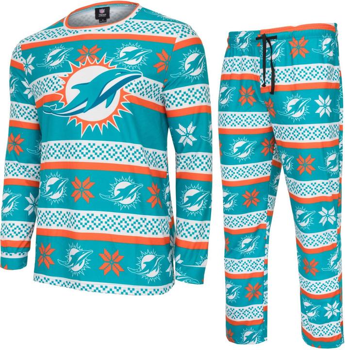 Actual product image Foco NFL Winter XMAS pyjamas Miami Dolphins - XL (XL)