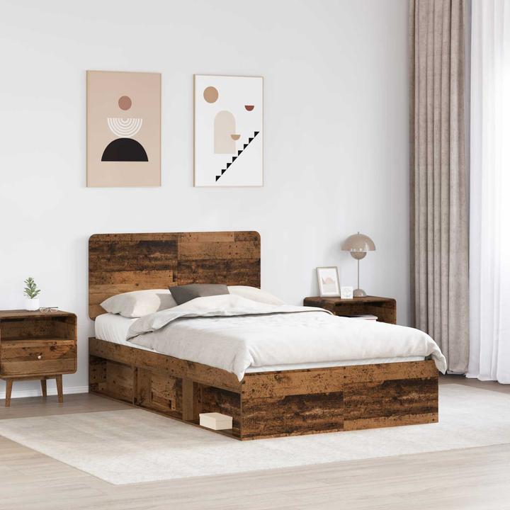 Image du produit vidaXL Moderner Bettrahmen (135 x 190 cm)