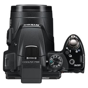 Nikon Coolpix P500, 12MP, 36x Zoom, FullHD-Movies, Schwarz Nikon Coolpix P500, 12MP, 36x Zoom, FullHD-Movies, Schwarz
