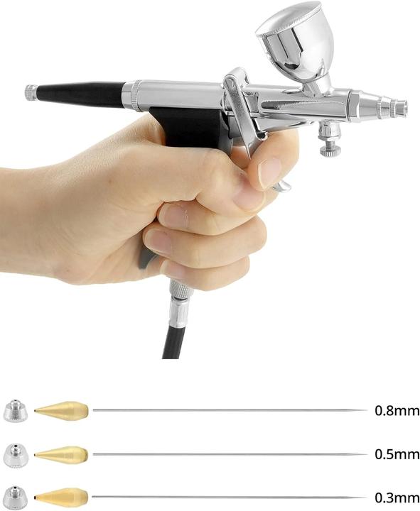 Actual product image Qwork WD10618 Airbrush kit