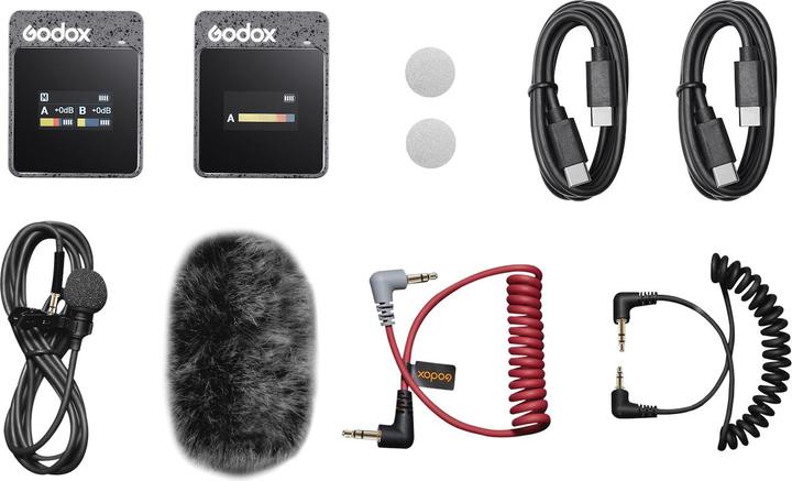 Image du produit Godox Système de microphone sans fil MoveLink II M1 2.4GHz