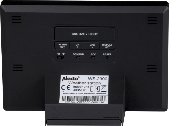 Actual product image Alecto WS-2300