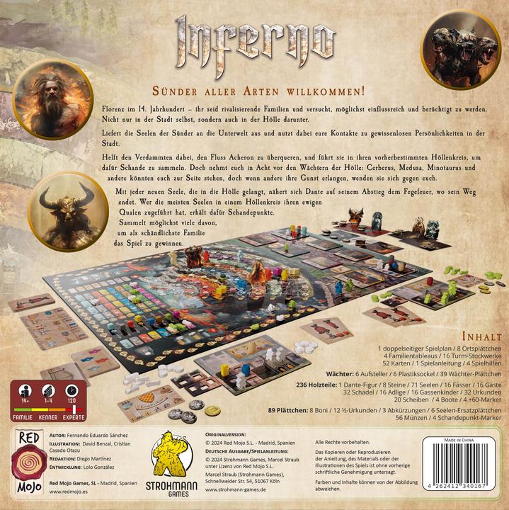 Produktbild Strohmann Games Inferno (Deutsch, 1 - 4 Spieler)