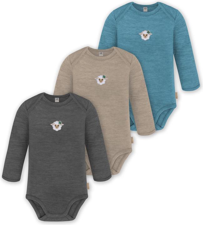 Anthrazit, Beige, Blau