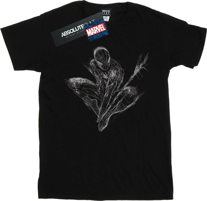 Produktbild SpiderMan Web Crouch TShirt Mädchen (140, 146)