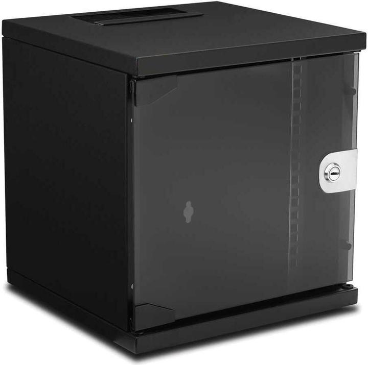 Produktbild Wirewin Wandschrank WCAB 10 312X300X6U 10 / 6HE / Schwarz (5.71 HE, 10 Zoll Rack)