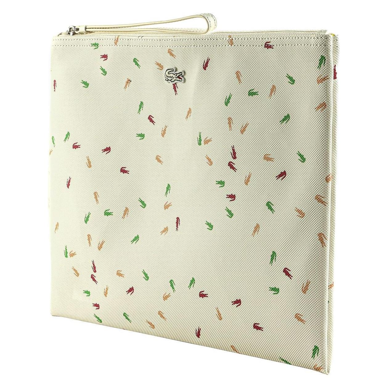 Lacoste, Damen, Handtasche, Clutch, Weiss