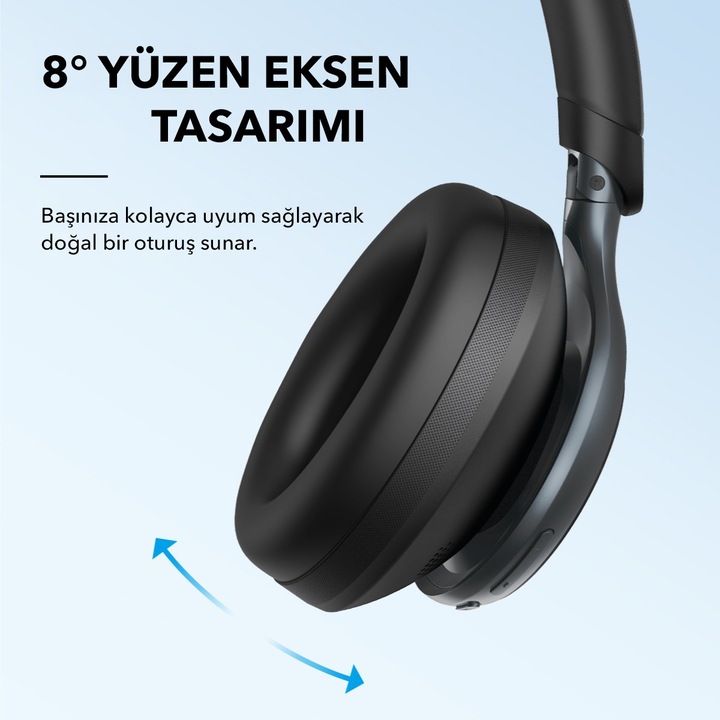Produktbild soundcore Space One (ANC, 40 h, Kabellos, Kabelgebunden)