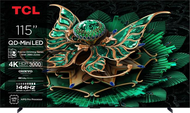 Produktbild TCL 115C7K 291 cm (115) (115", Mini-LED, 4K, 2025)