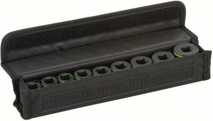 Actual product image Bosch Professional Zubehör Socket wrench inserts set (19 mm, 17 mm, 10 mm, 11 mm, 13 mm, 27 mm, 21 mm, 24 mm, 22 mm)