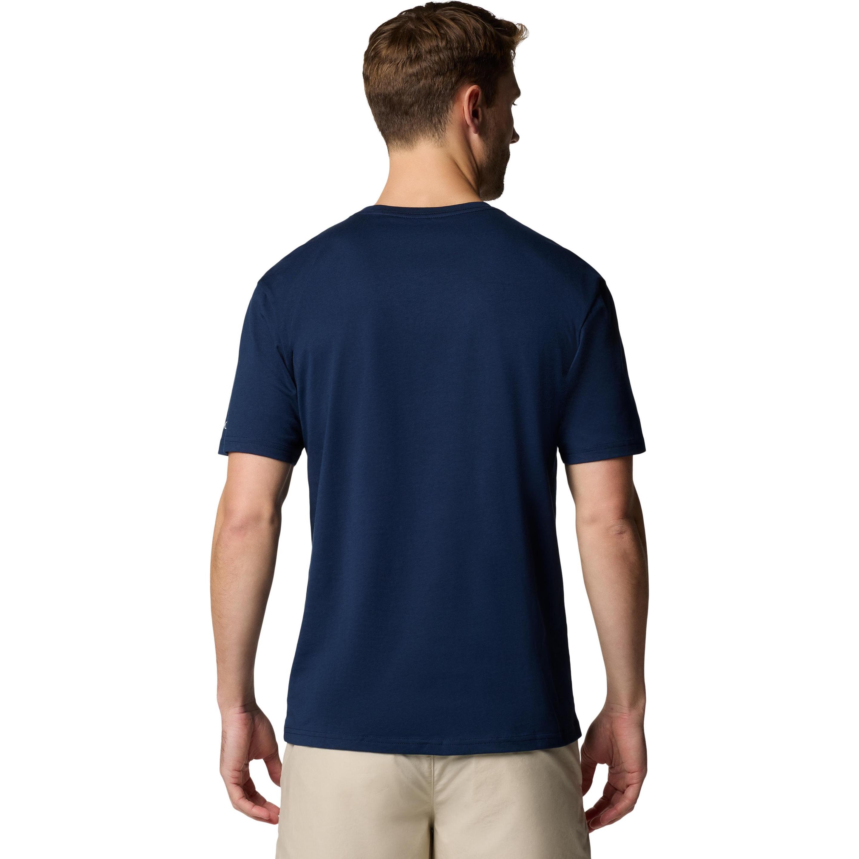 Thumbnail - Columbia, Herren, Shirt, Path Lake™ Graphic Tee II, Blau, (M)