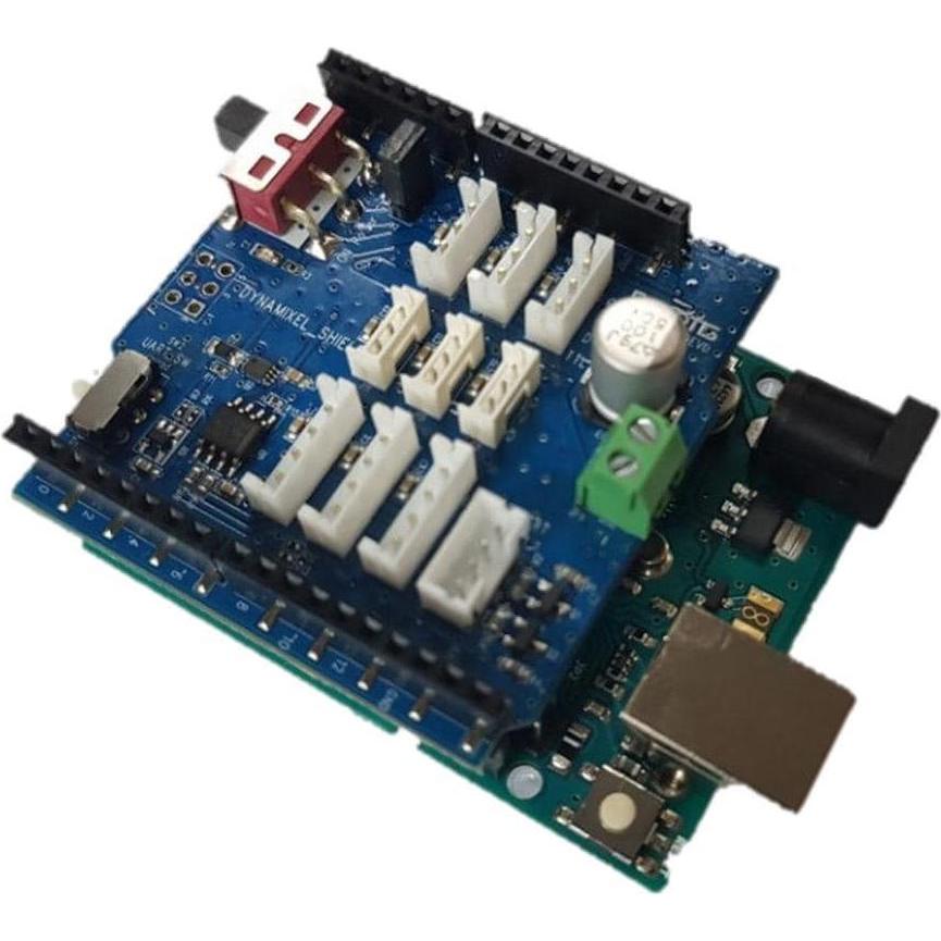 Robotis Controllore di servomotore DYNAMIXEL Shield per Arduino MKR (Inglese)