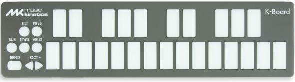 Keith McMillen Muse Kinetics MIDI-Controller K-Board Galaxy mit Kopfhörer (Keyboards)
