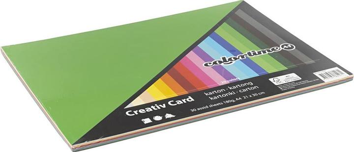 Actual product image Creativ Company Gekleurd cardboard (180 g/m², 30x)