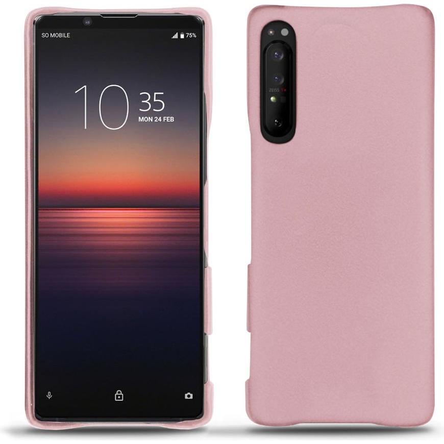 Noreve Lederschutzhülle (Sony Xperia 1 II), Smartphone Hülle, Rosa