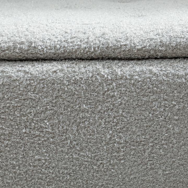 Image du produit Homcom Sitzbank Polyester, Kautschukbaumholz Grau (95 cm)