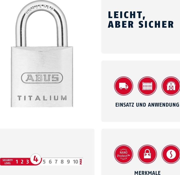 Immagine prodotto Abus Lucchetto 64TI / 30 Twin SB